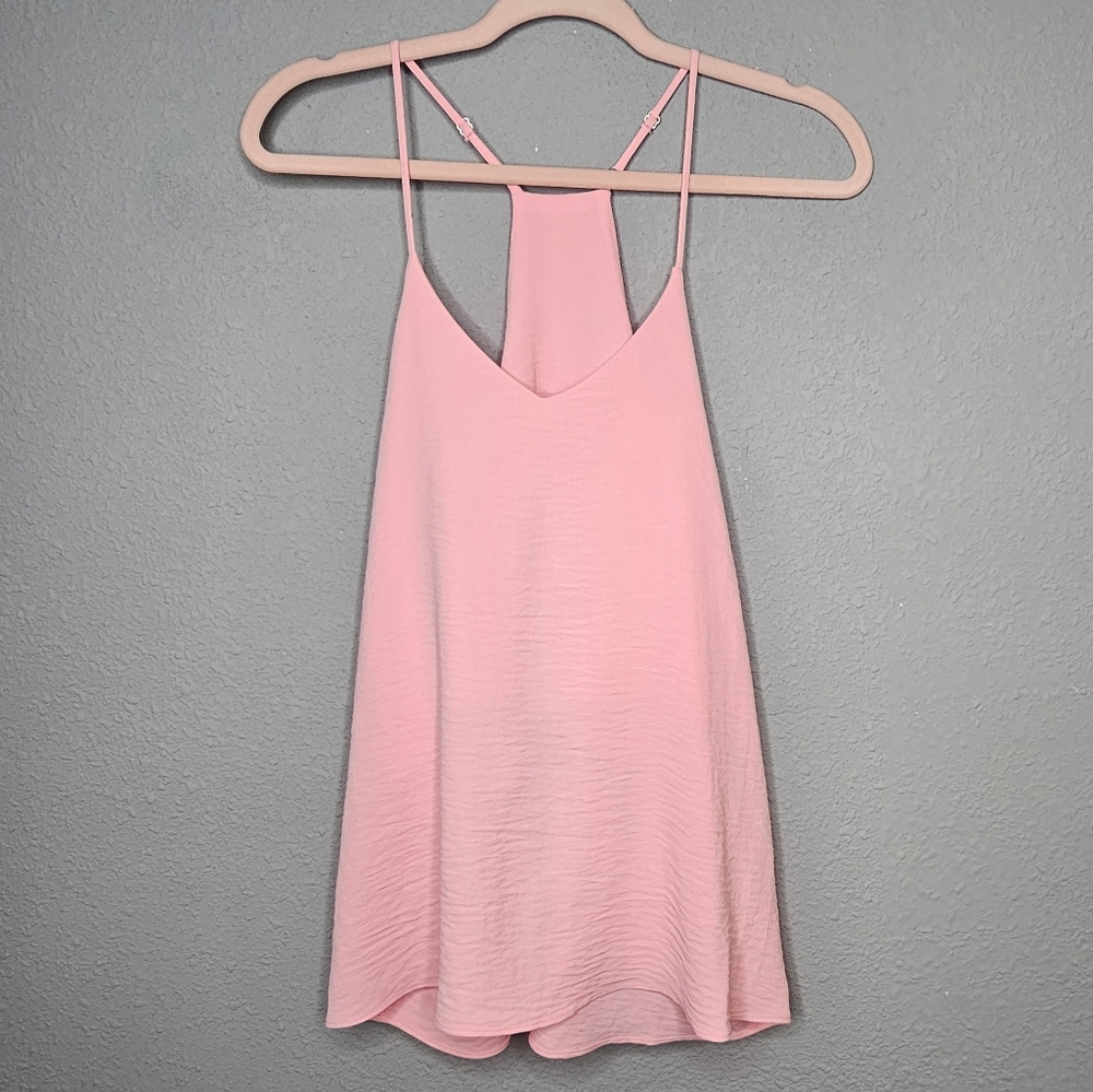 Zenana Outfitters Pink Spaghetti-Strap Tank Top